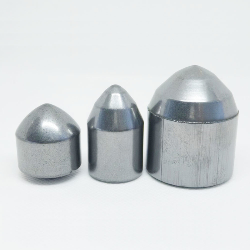 Parabolic Cemented Carbide Button Bits OD 12.35mm For Rock Drilling